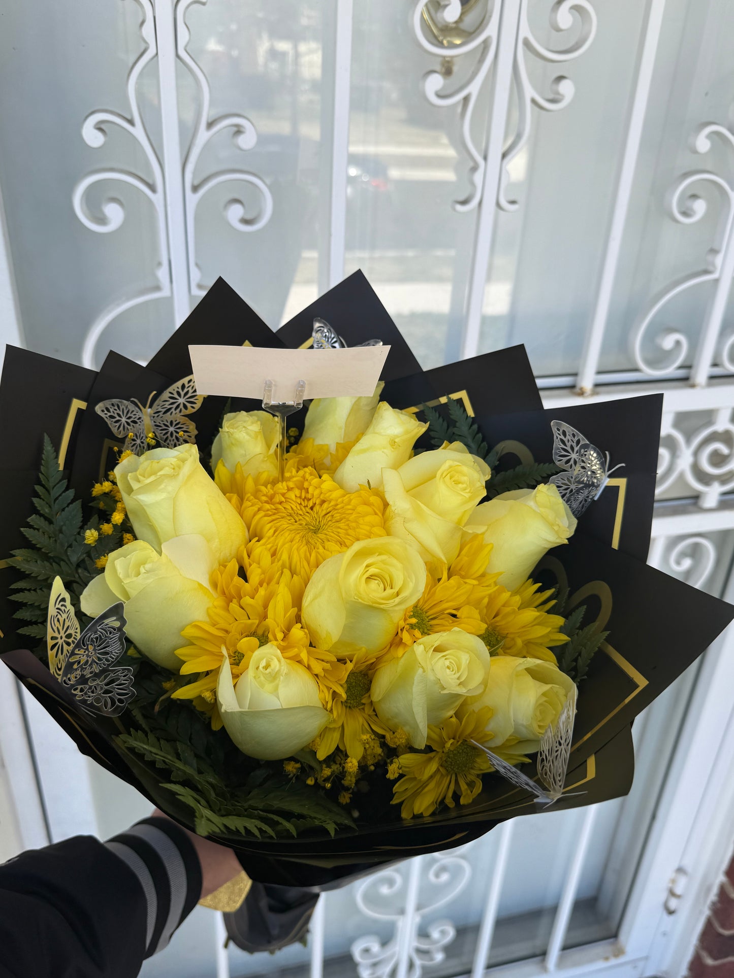 Ramo con flores amarillas