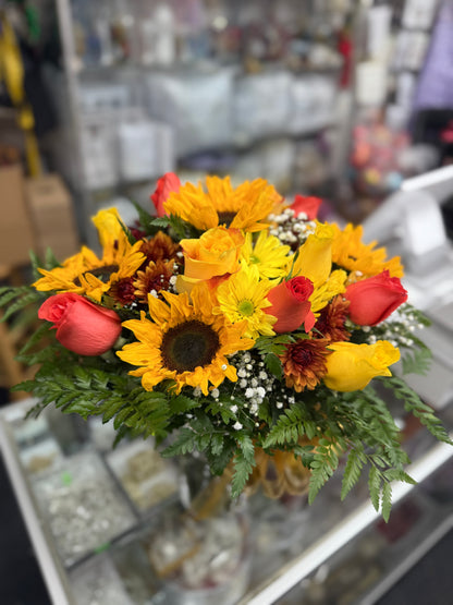 Base de flores mix